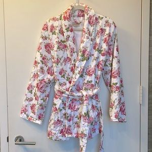 LoveShackFancy Peony Garden Robe Size Small NWOT